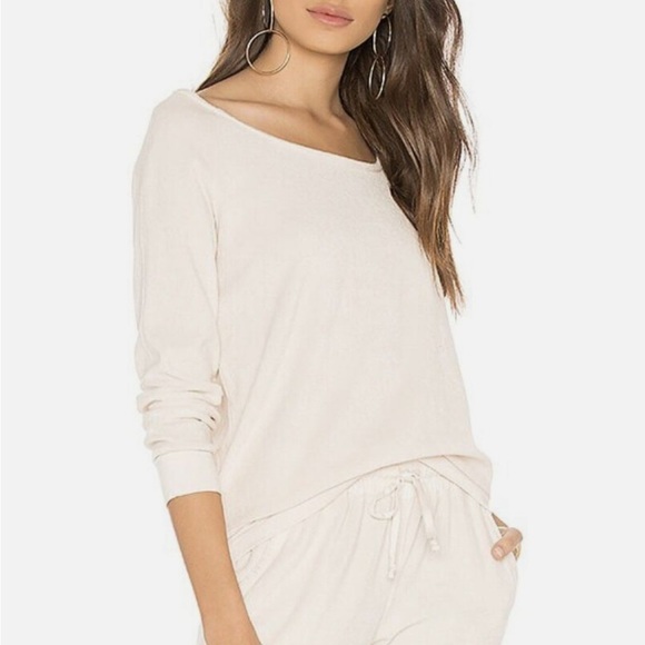 Young, Fabulous & Broke Jacee Top in Solid Cream SIZE SMALL - Picture 6 of 8